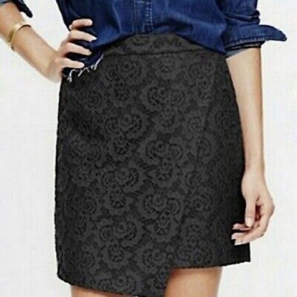 MADEWELL lace asymmetrical mini skirt - Picture 1 of 5